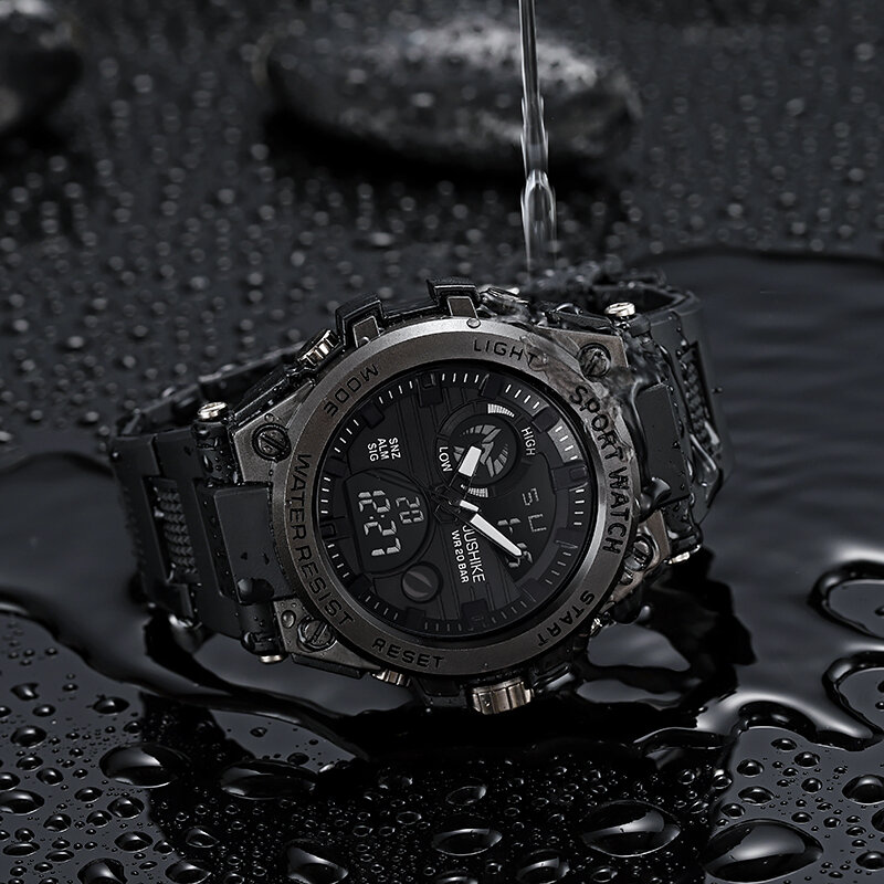 Męski zegarek wojskowy Multi-Sport, najlepszy luksusowy zegarek, podwójny wyświetlacz, Relogio Masculino
