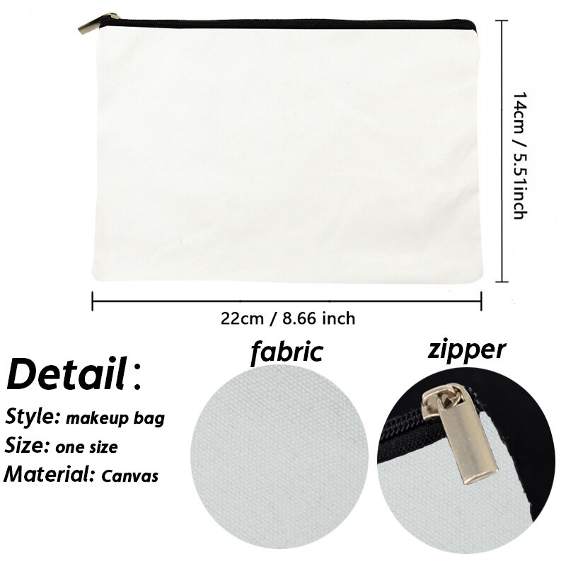 Fashion Storage Bags Ladies Toiletry Bag Portable Unisex Pencil Case Cat Double Sided Printed Cosmetic Bag Women Makeup Bag
