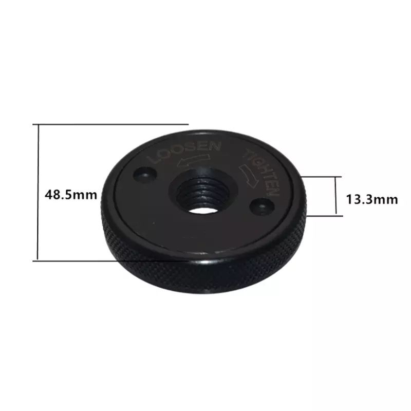 Plate Quick Grinder Pressure Black Durable Flange Nut Grinder Non-slip Design Plate Self-locking Pressure Steel