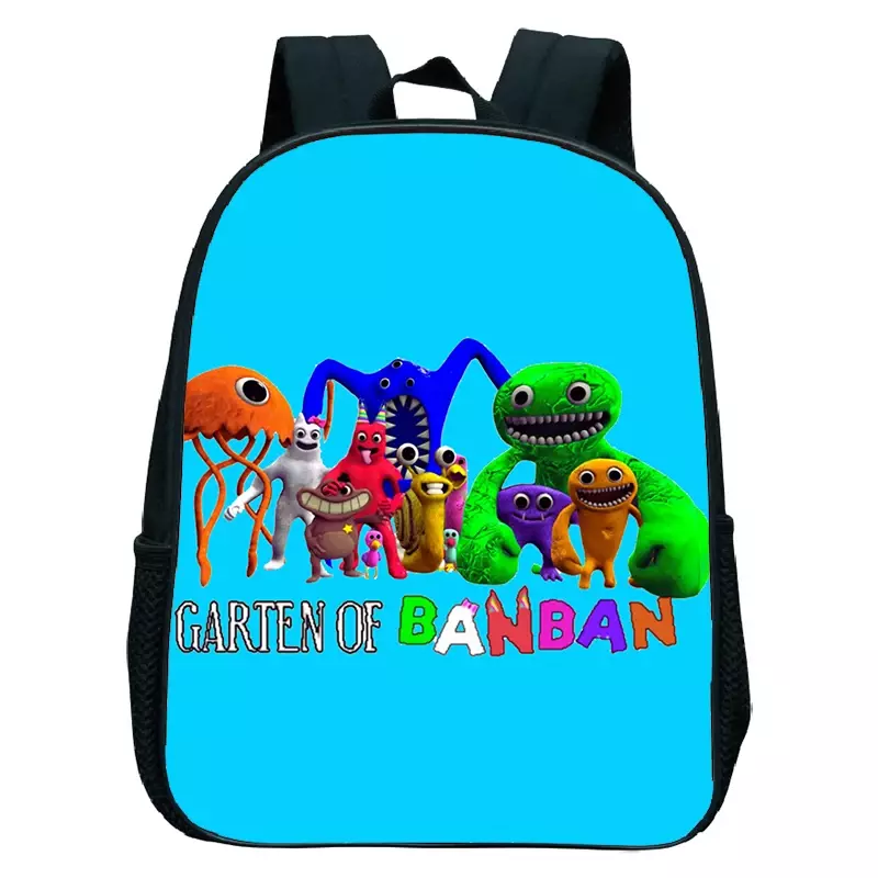 Garten Of Banban Backpack Kids Kindergarten Bag Boys Girls Waterproof School Bags Children Backpacks Cartoon Print Bookbag