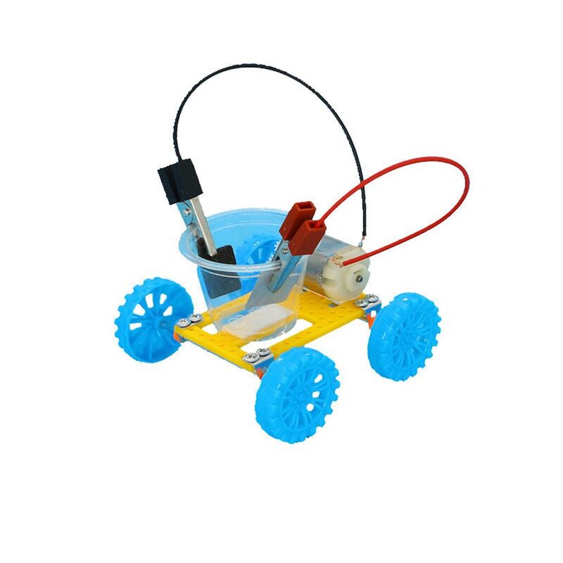 DIY School Projects For Children Educational Kits Salt Water Powered Toys Physics Learning STEM Toy Car Model
