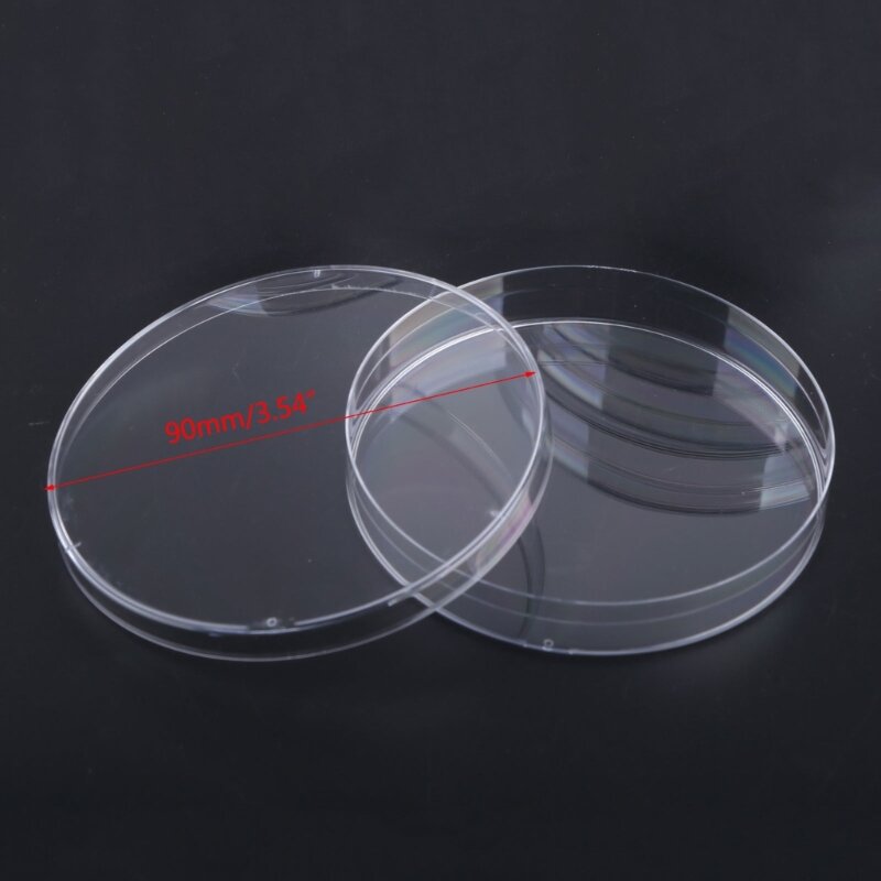 10 Buah/Paket 90X15Mm Cawan Petri Plastik untuk Piring LB Ragi Bakteri