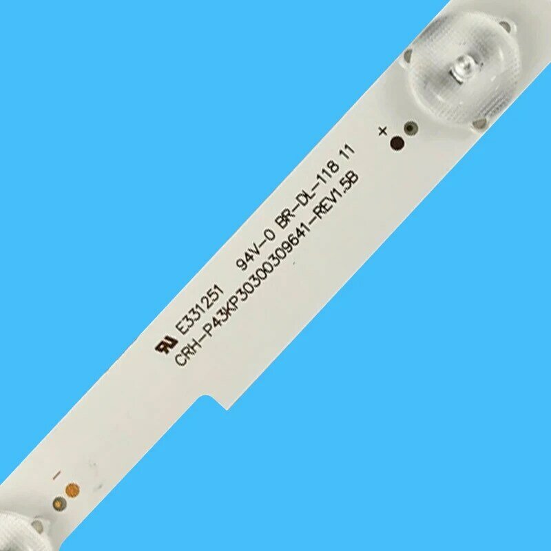 Strip lampu latar LED untuk RF-AJ430S30-0901S-09 CRH-P43KP30300309641 LC-43FG5242E LC-43UI7252E