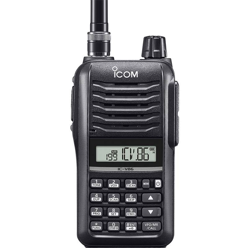 IC-V86 walkie-talkie de alta frecuencia, portátil, V86, puerto marítimo, potencia de 7W
