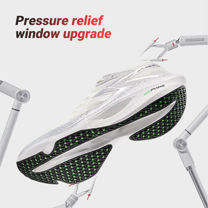 361 Degrees Flame 3.0 Men Running Shoes Marathon Carbon Plate Breathable Cushioning Anti-slip Racing Running Sneaker 672412207