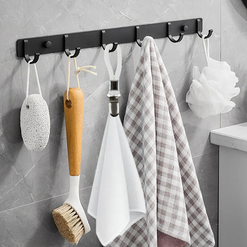 4/8/12PCS Towel Clips Braided Cotton Loop Tea Towel Holder No Sewing Clip Multipurpose Cloth Hanger For Bathroom Kitchen
