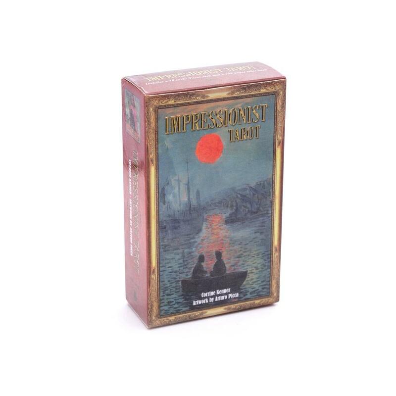 10,3*6 см колода Таро импрессиониста для досуга вечерние настольная игра 78 шт. карты Таро для начинающих
