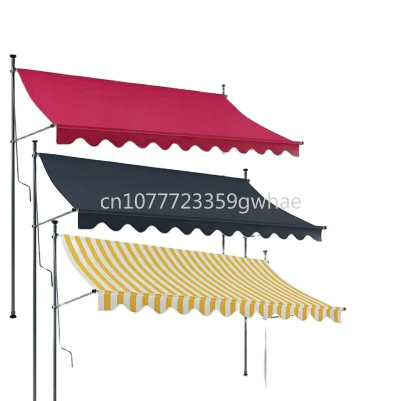 Folding and retractable upright sunshade canopy, balcony, courtyard, residential rain and sun shading Toldo tent