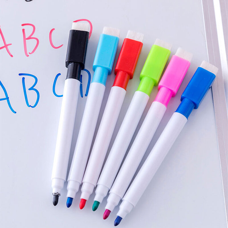 Mazywalne markery tablicowe z drobnymi końcówkami łatwe wymazywanie markery do artykuły biurowe i szkolne domowego