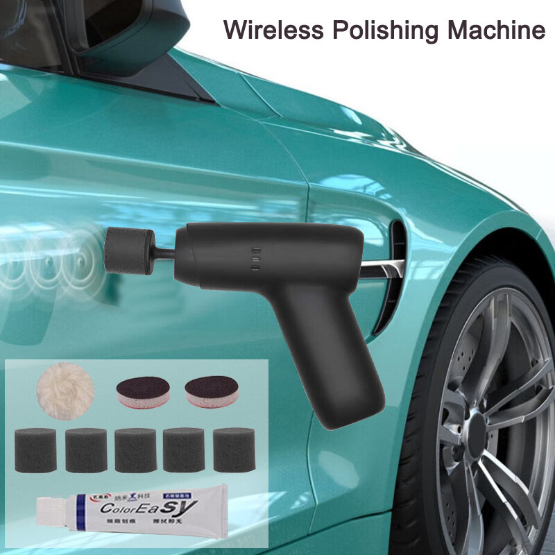Szlifierka samochodowy przenośny Mini naprawiacz zarysowań automatyczny elektryczny bezprzewodowy maszyna do woskowania do polerowania przyrząd kosmetyczny