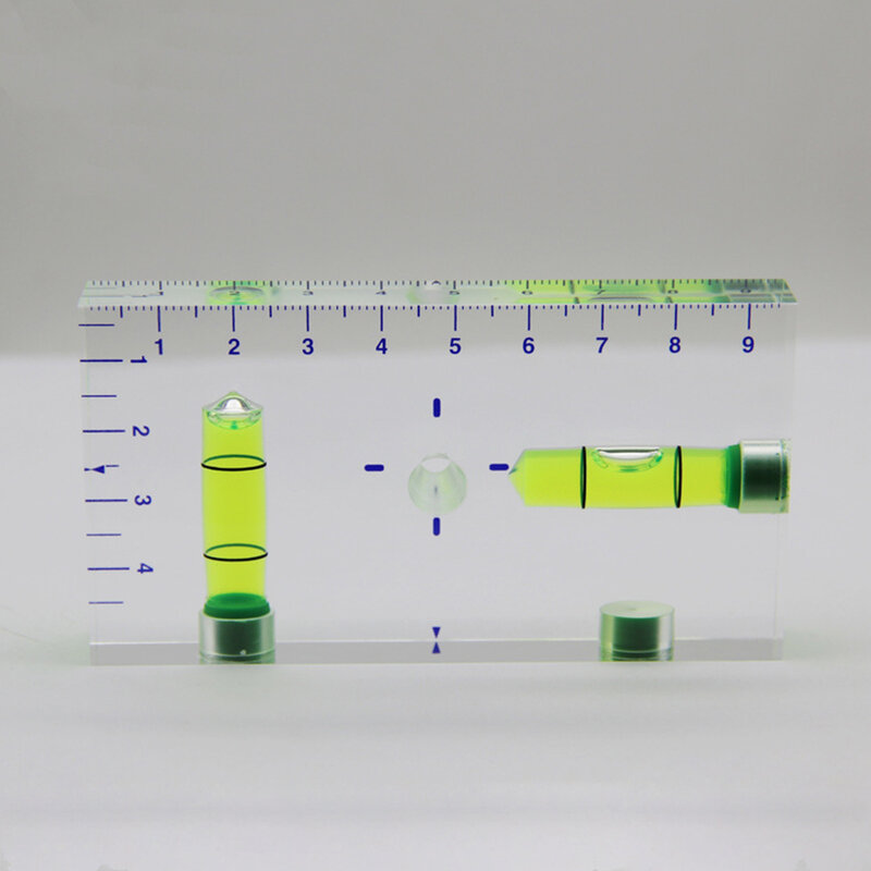 Outil multifonctionnel de haute précision, niveau magnétique transparent à deux sens pour l'acrylique polyvalent