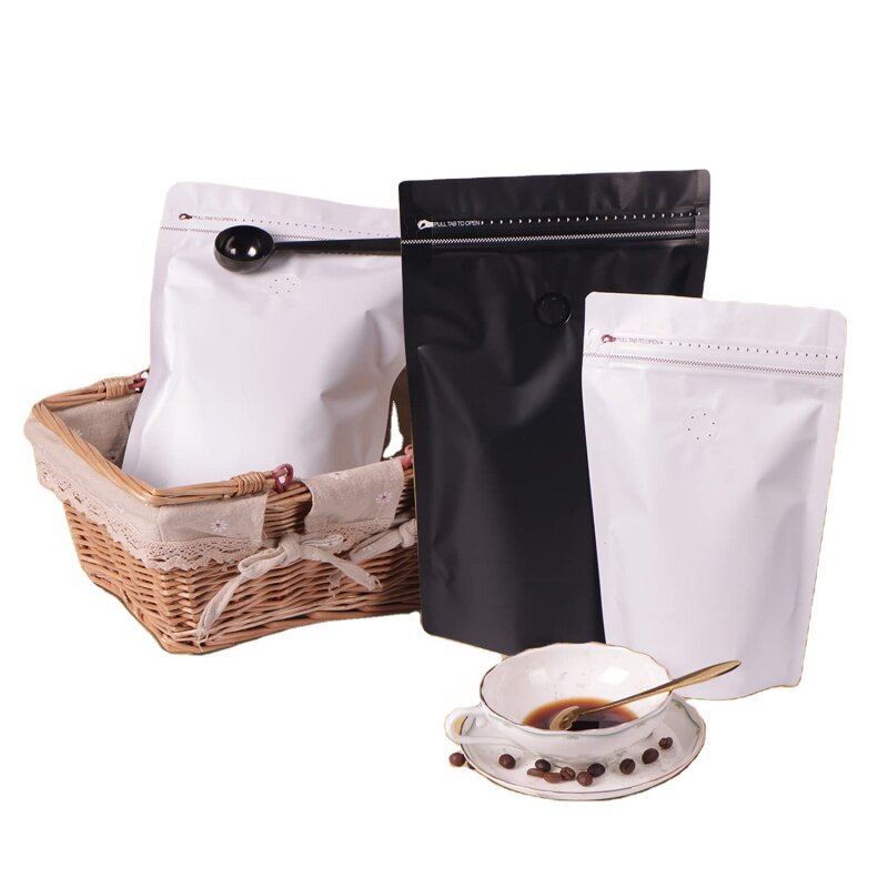 custom.customized size nylon stand up pouch zipper bag  with customized printing own logo for pet food coffee tea cookie