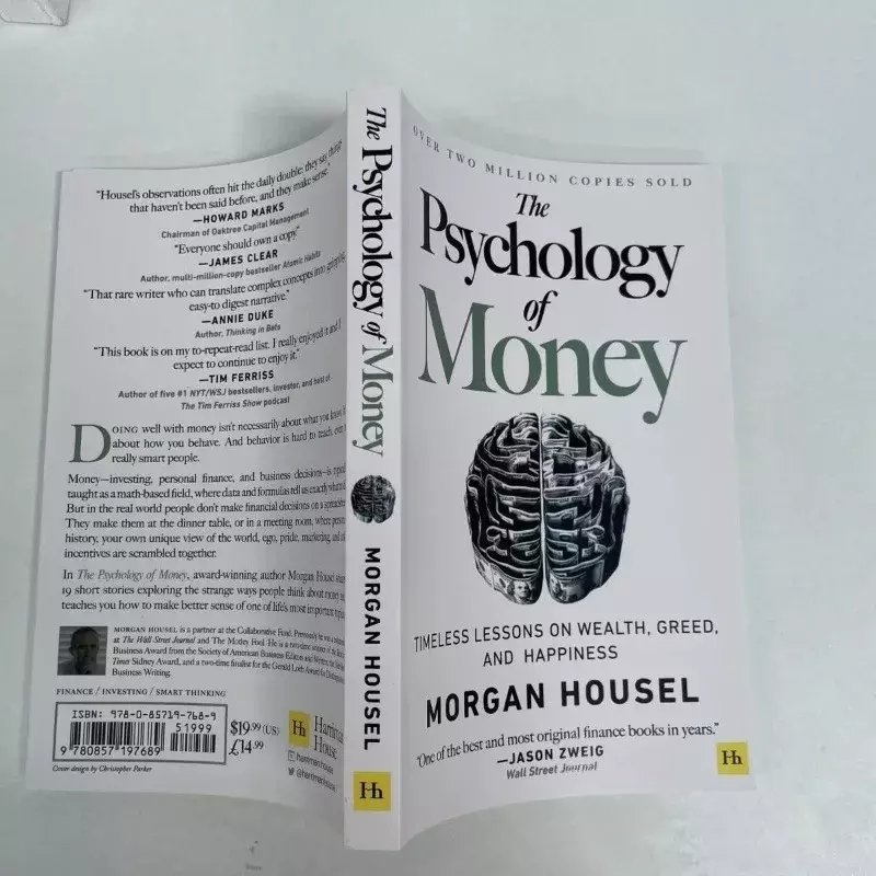 จิตวิทยาของเงิน: บทเรียนเหนือกาลเวลาเกี่ยวกับความมั่งคั่งความโลภและความสุขหนังสือการเงิน