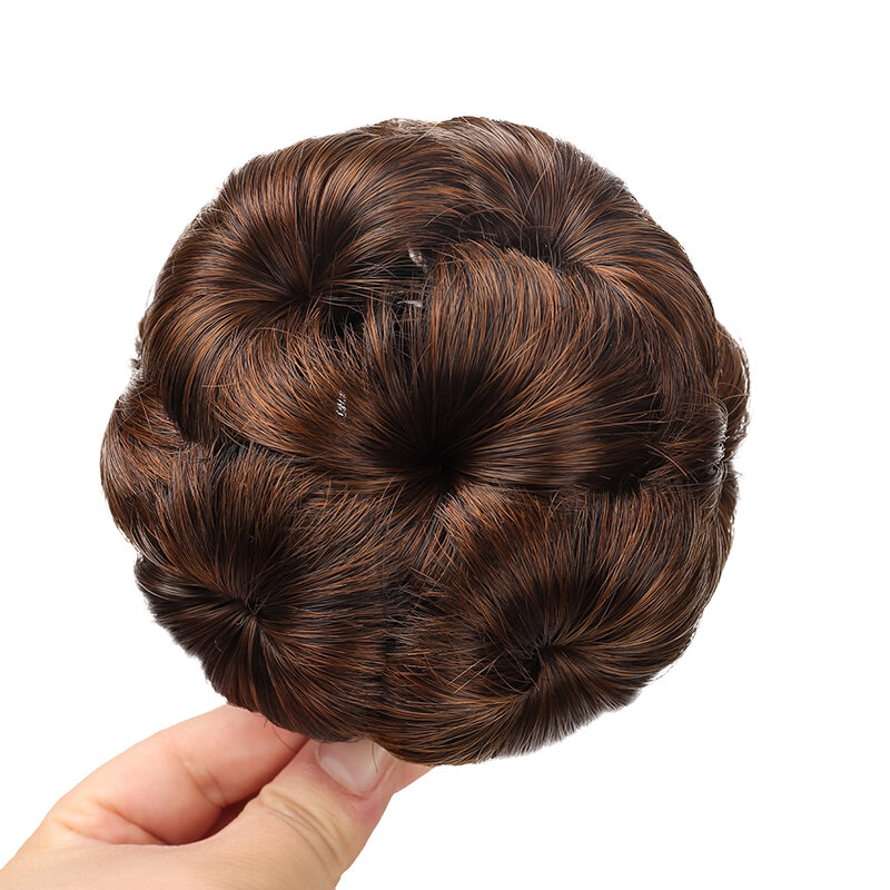 Clip di estensione della Clip dell'artiglio di sintesi nei capelli delle donne parrucchino dei capelli ricci Bun Fashion Hair Bag fasce per capelli di estensione dei capelli