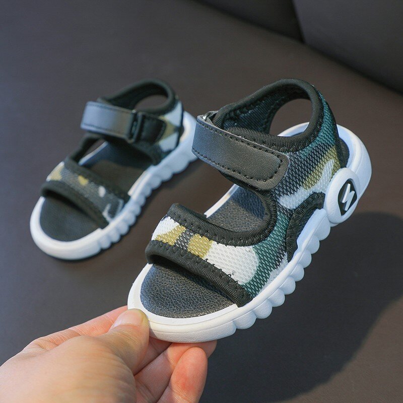 Children Shoes Summer Boys Sandals Baby Toddler Girls Shoes Casual Running Sneakers Kids Sandals Camouflage Soft Sole Non-slip