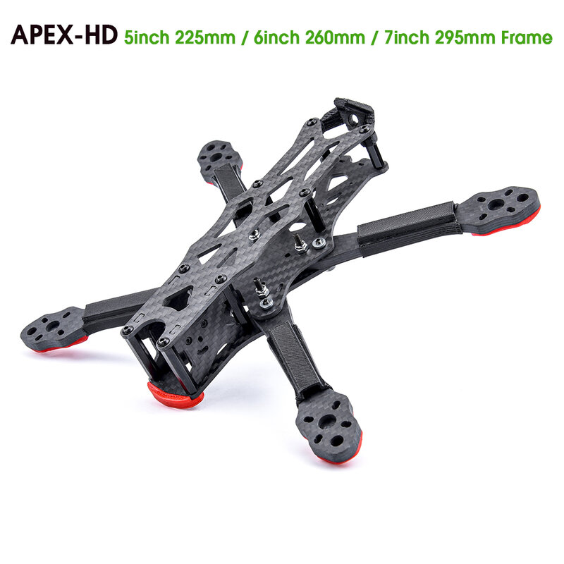 3/4/5/6/7/8/9Inch Carbon Fiber Quadcopter Frame Voor Apex 5 6 7 8 9 Inch/APEX-HD/Apex Dc O3 / APEX-DC Hd Fpv Rc Racing Drone
