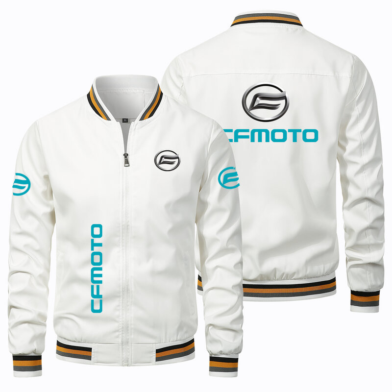 2024 nowe modne kurtki męskie CFMOTO Logo kurtki wyścigowe wiatroszczelne kurtki wędkarskie
