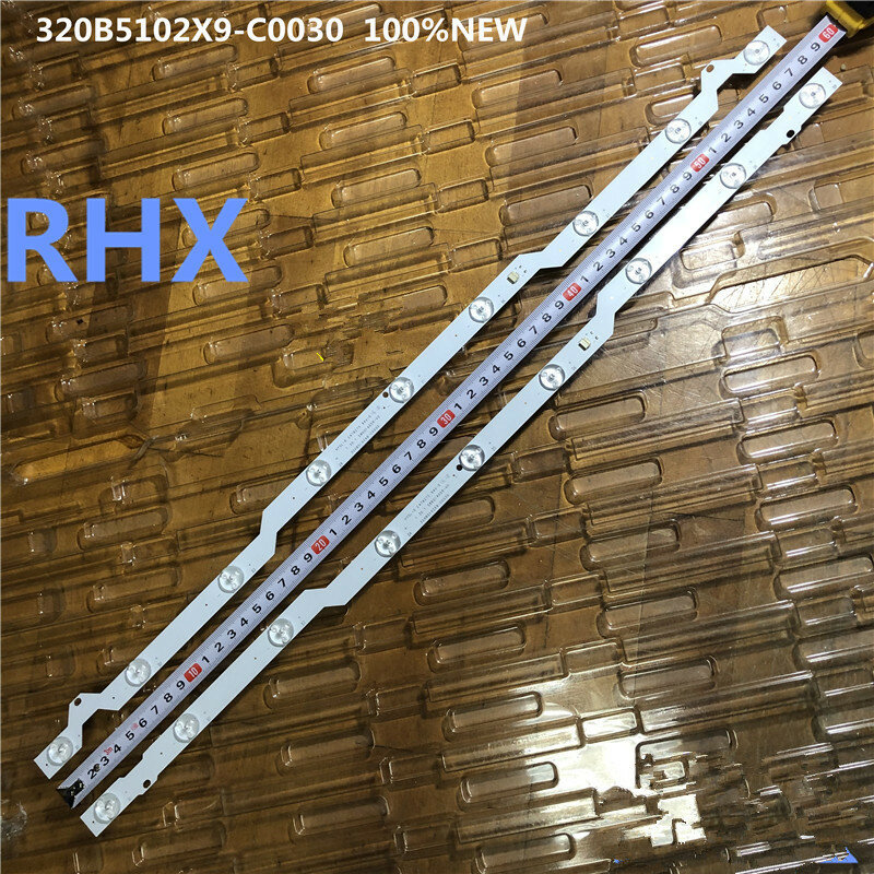 Barra de retroiluminación LED, accesorio para 320B5102X9-C0030 HYSL-D E479275 1.30.1.5860145R, para PH32B51DSGW PH32B51DSGWA, 9LED, 3V, 586mm, 100% nuevo