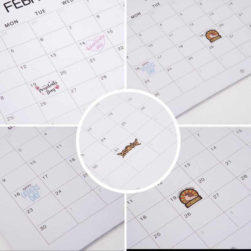 Календарь для собачьего туалета, 12 месяцев, для гостиной, холодильника, кабинета