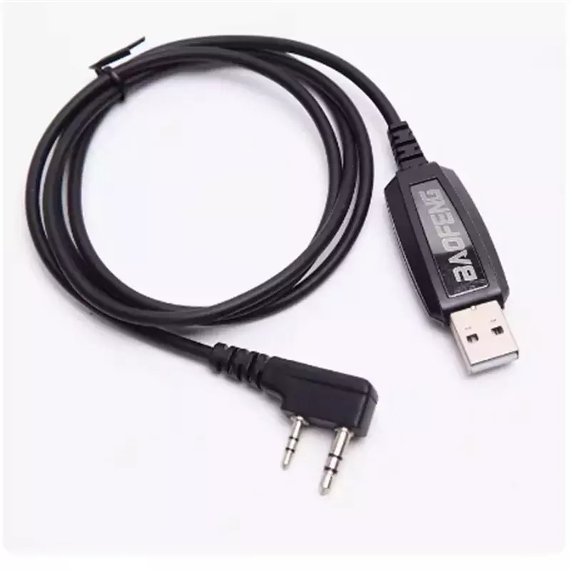 Cable de programación USB UV-K5 para Baofeng, UV-5R, Quansheng, K6, UV5R Plus, UV-13, UV-17 Pro, con Software de CD