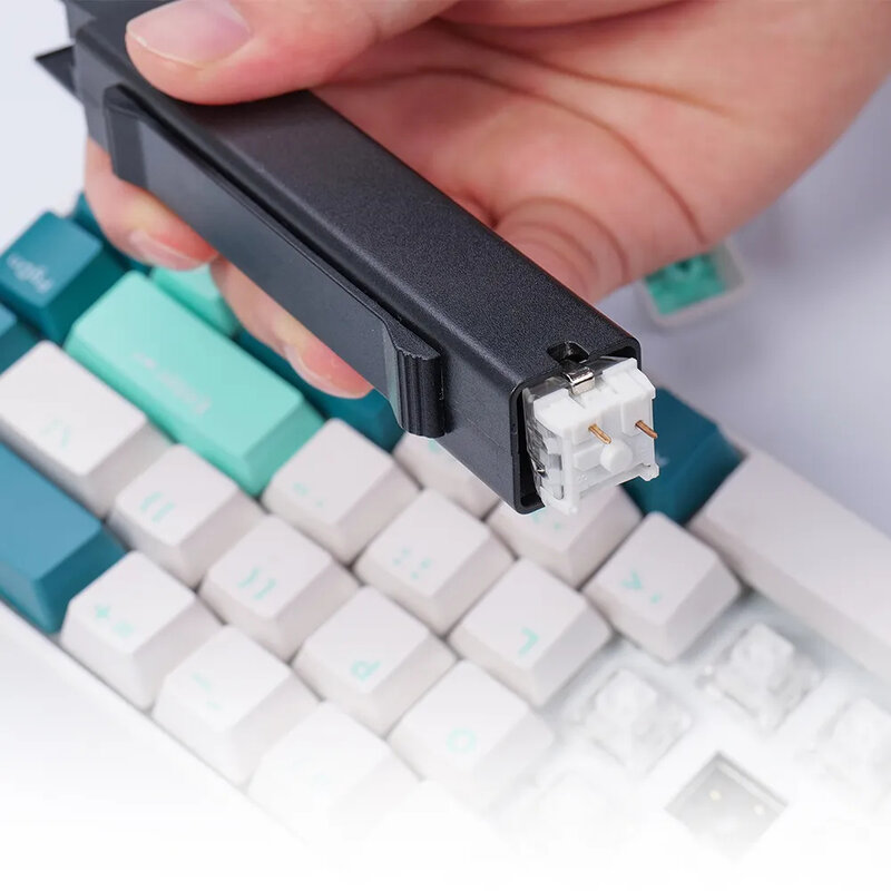 2 in 1 Schalter Abzieher Keycap Abzieher Schlüsselsc halter Keycap Abzieher für mechanische Tastatur Gaming Tastatur Schalter DIY Reinigungs werkzeug