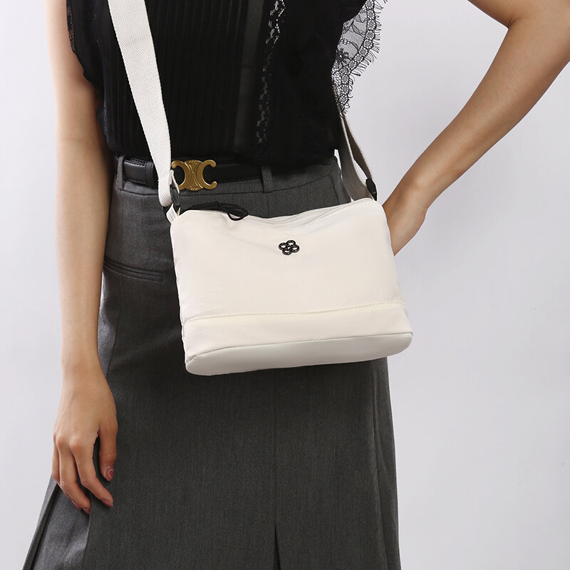 Tas tangan wanita Oxford kualitas tinggi tas Tote kapasitas besar tas bahu selempang tahan air tas kain kasual tas Feminina