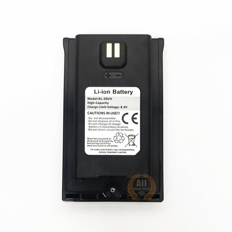 BAOFENG-walkie-talkie UV-20, batería USB tipo C, BF-UV20 PRO, Radios bidireccionales, batería Extra UV-G30, carga tipo C de 8,4 V