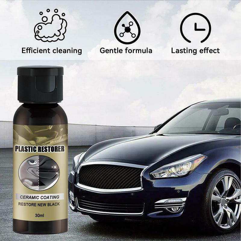 Auto Leder reiniger 30ml Außen pflege produkte Auto Sanierung Reinigungs mittel mit Schwamm Außen pflege produkte Auto Reinigung