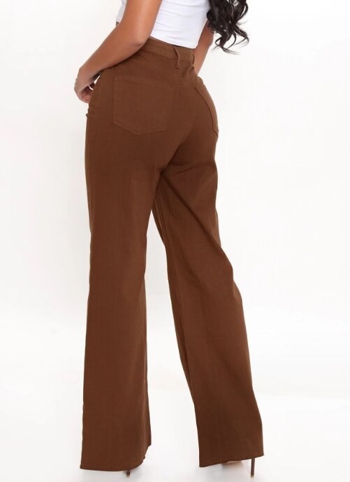 Celana Denim wanita kasual Vintage, Jeans longgar lurus, Trendsetter pinggang tinggi Retro