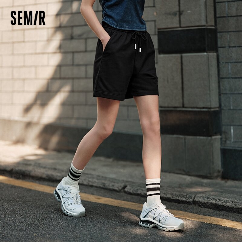 Semir Women Printed Loose Fit Casual Pants 2024 Summer New Simple And Stylish Shorts Versatile And Trendy