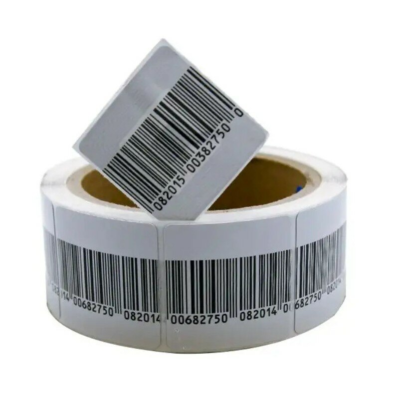 1000Pcs/roll  Shopping Malls And Supermarket 8.2 mhz Security Labels Loss Prevention Security Label 40*40mm RF Label