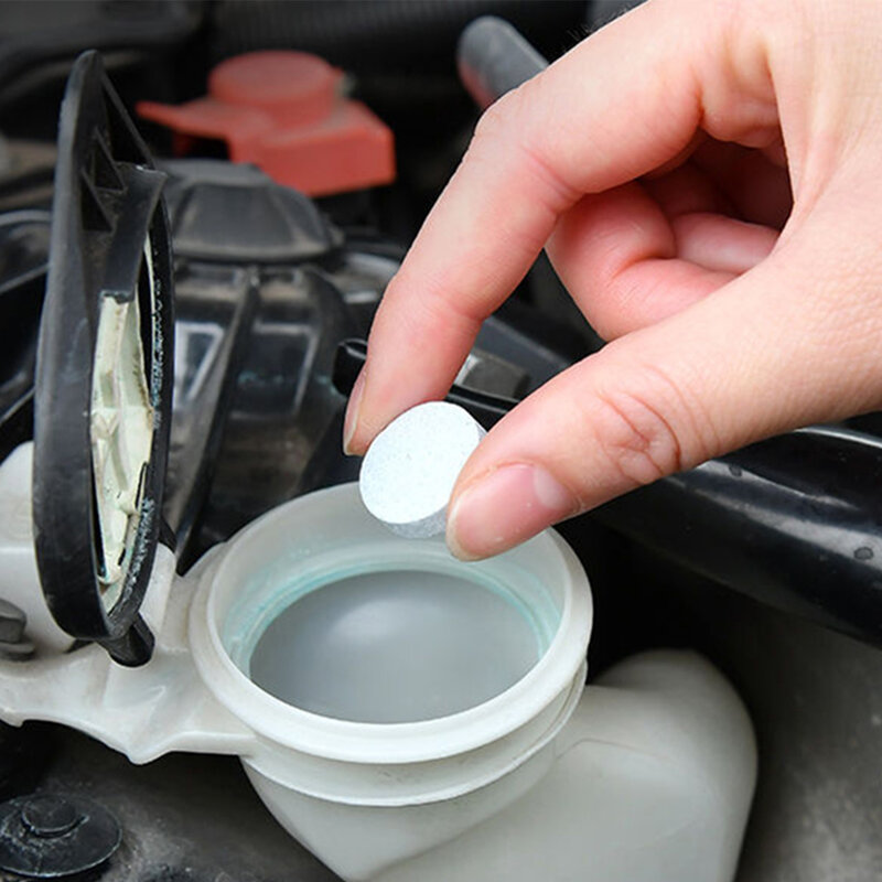 20/60PCS Car Windshield Cleaner Car Effervescent Tablet Glass Water Solid Cleaner Universal Automobile Accessories Spray Cleaner