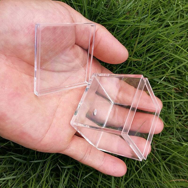 Boîtes Transparentes pour Cadeaux de Mariage, Cube Portable