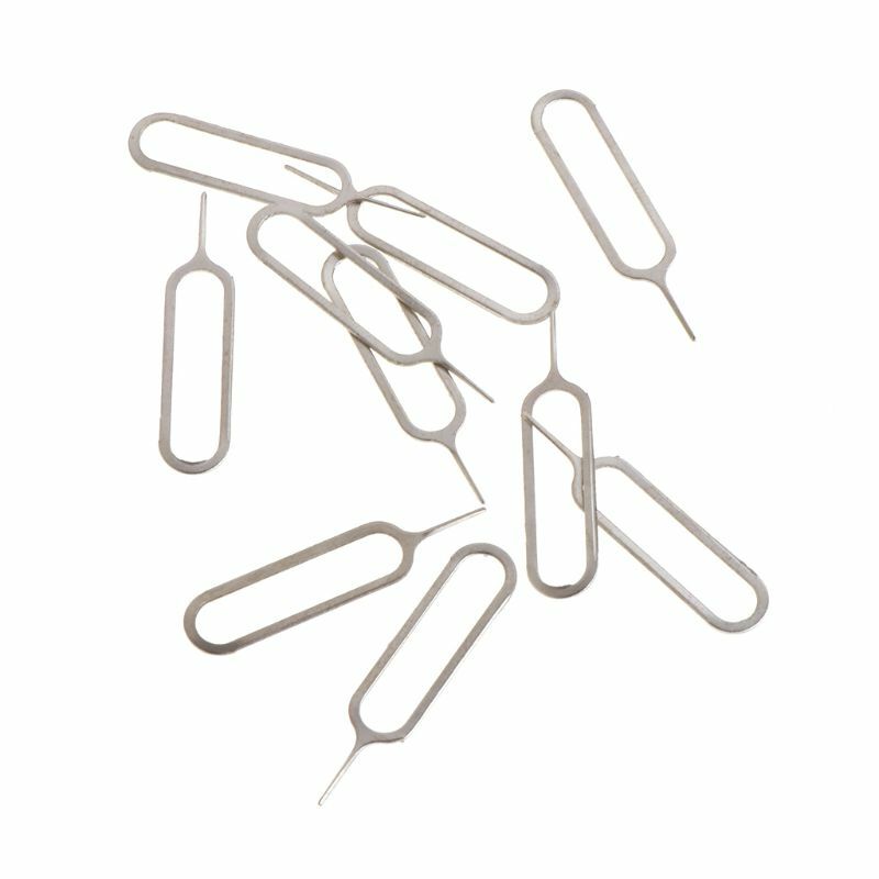 10pcs Sim Card eject Pin for Key Tool ejetor pin For huawei p8 lite for iPhone X  Dropship