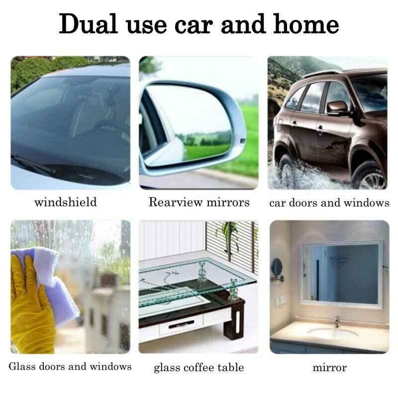 น้ำยาเช็ดกระจกรถยนต์สารทำความสะอาดรถเข้มข้นพิเศษสารทำความสะอาดเม็ดฟู่