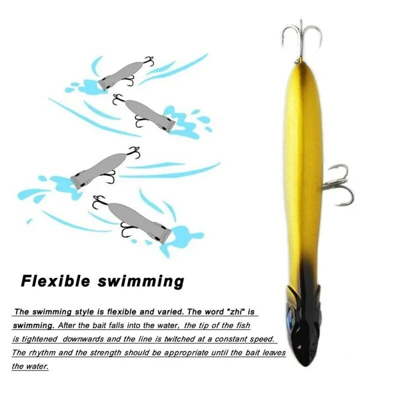 TEKNIK-Artificial rígido Popper Fishing Lure, flutuantes Wobblers, isca dura, iscas de superfície, 100mm, 140mm