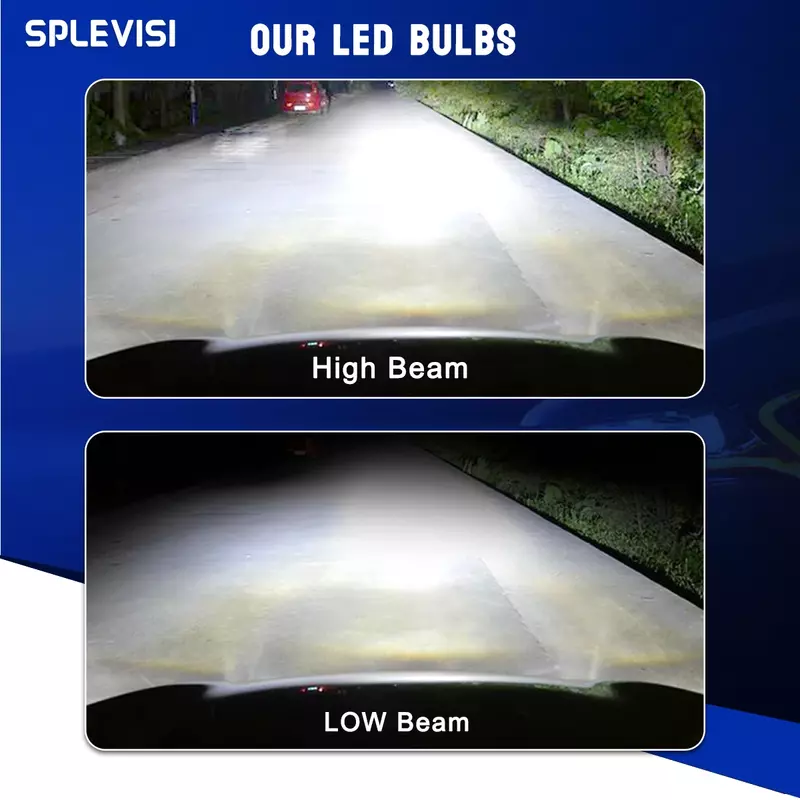 Car Light High Beam 9005 Low Beam 9006 Foglamp H11 Bulbs Conversion For Honda Odyssey 2005 2006 2007 2008 2009 2010 LED Headlamp