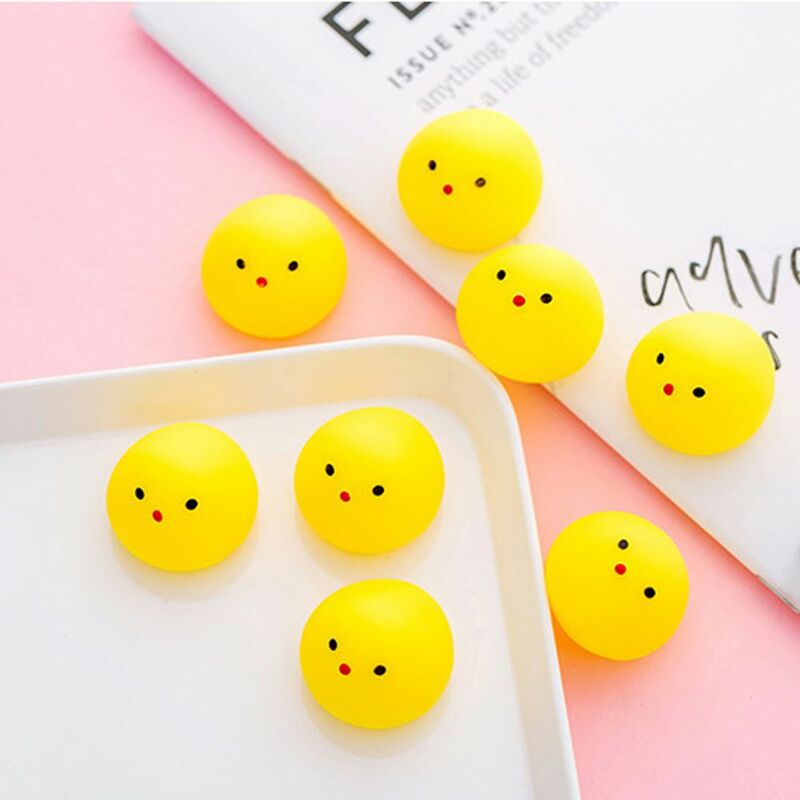 Kawaii Funny Relief Stress Decompression Toy Stretchable Antistress Squish Toys Squeeze Toy Antistress Toys Yellow Chick
