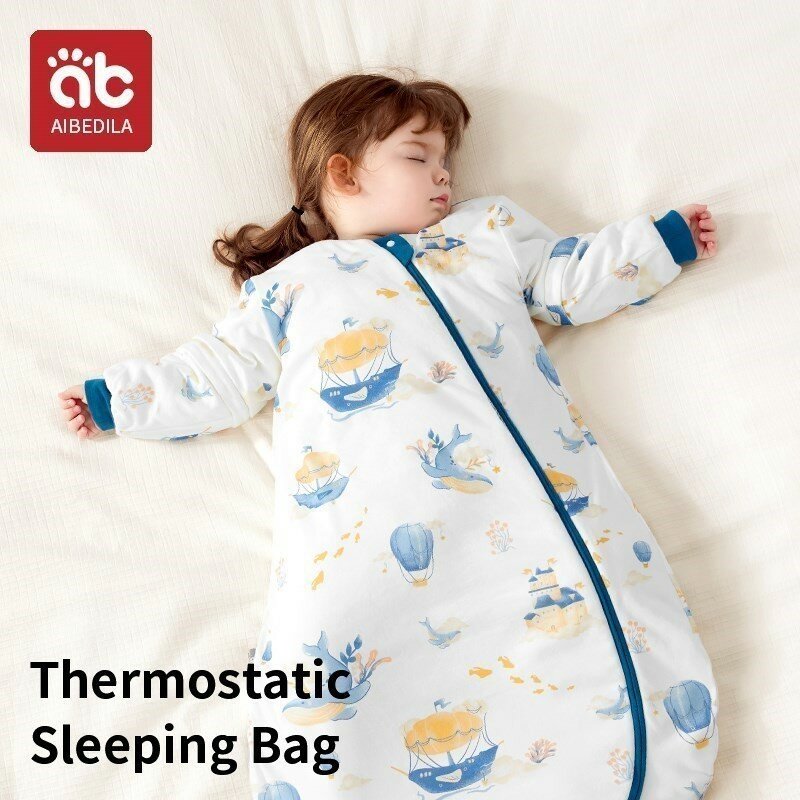 AIBEDILA Sleeping Bag for Babies New Born Baby Items Newborn Thermostatic Leg Children Wraps Autumn Winter Bags  Child Kids Baby