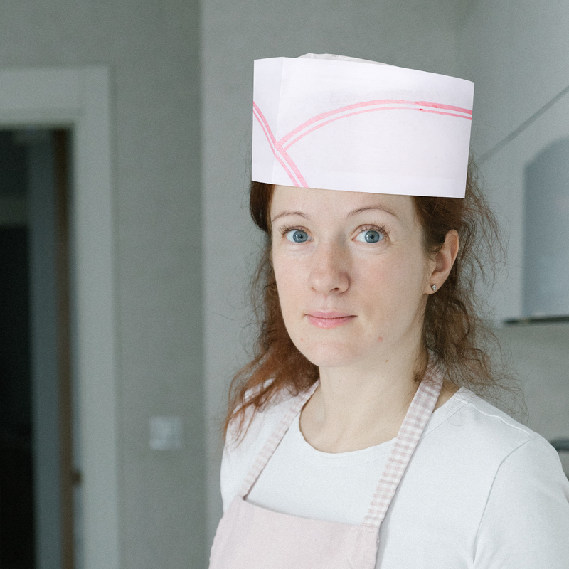 40 Pcs Has Disposable Kitchen Cooking Chef Cap On-time Simple Cook Uniform White Restaurant Cooking Work