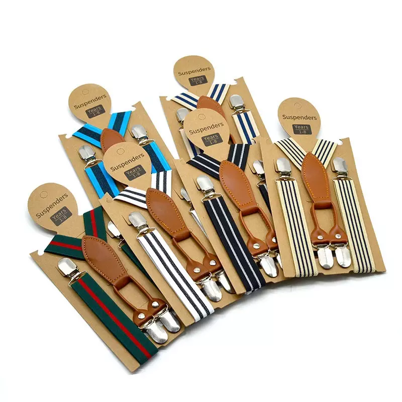 แฟชั่น Suspenders สำหรับเด็กเด็กเด็กชายหญิงปรับยืดหยุ่นกางเกงวงเล็บงานแต่งงานโรงเรียนเครื่องแต่งกายวันเกิด Party