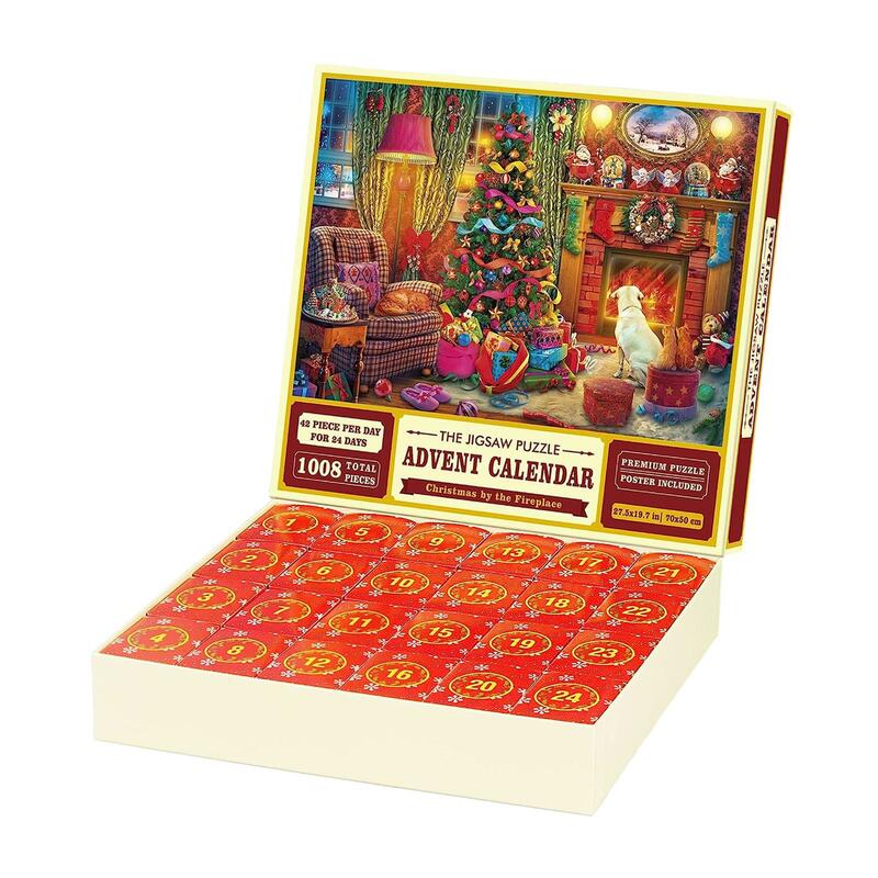 Advent Calendar Jigsaw Puzzle Set, Home Holiday, 2023