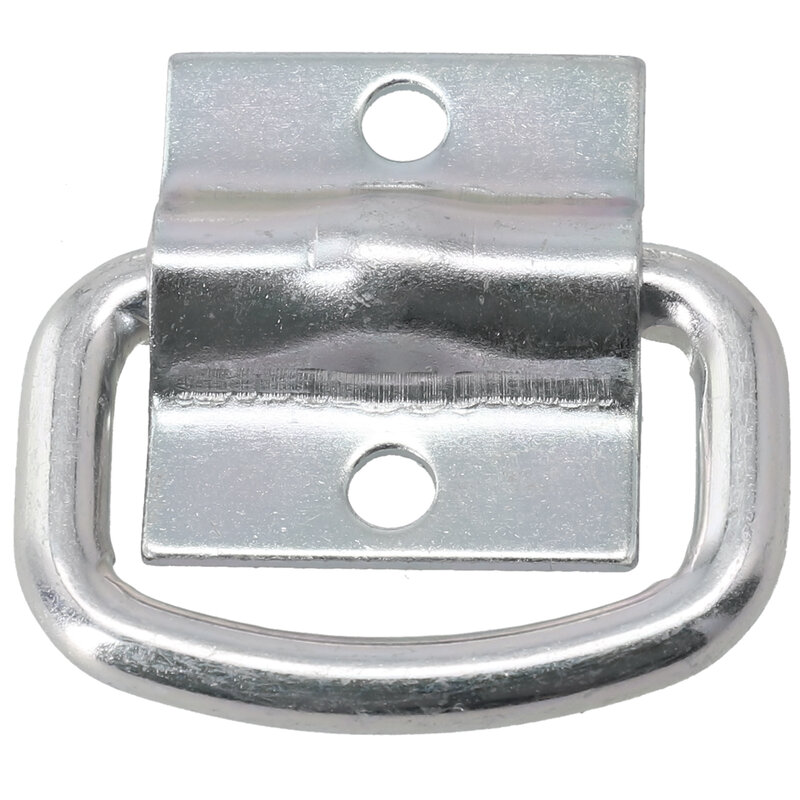 D Rings Hook Pull Ring Practical 1pc 30mm 7mm Car Modification Durable Metal New Silver Trailer Forged Lashing