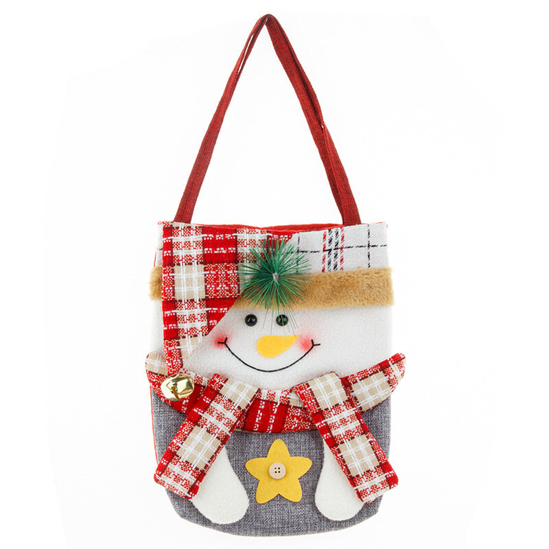 سانتا كلوز هدية حقيبة عيد الميلاد الرنة ثلج حمل حقيبة لوازم الزخرفية الإبداعية ثلاثية الأبعاد هدية لعبة مفاجأة هدية