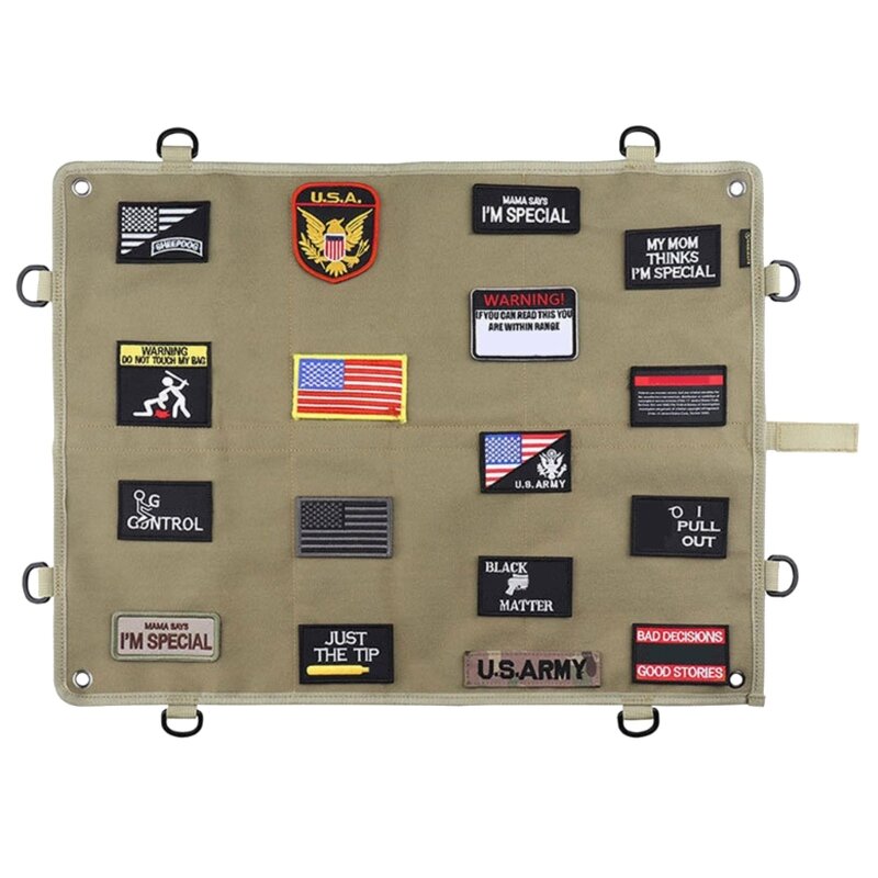 Bảng hiển thị chiến thuật quân sự G92F Bảng điều khiển các bản vá lỗi tinh thần, Bảng điều khiển móc & vòng lặp Bảng hiển thị sự