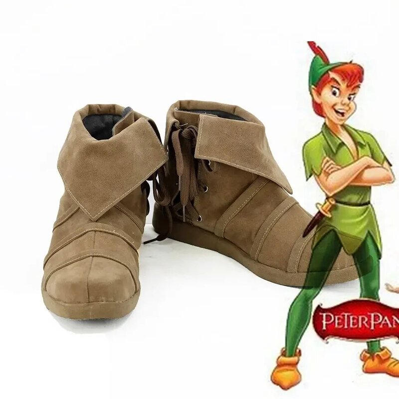Buty Peter i Wendy Peter Pan Cosplay buty wykonane na zamówienie