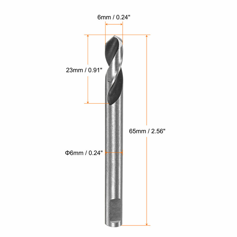 Uxcell-brocas de acero de alta velocidad, 2/5/10 piezas, para sierras de agujero, placas de aluminio y madera de repuesto