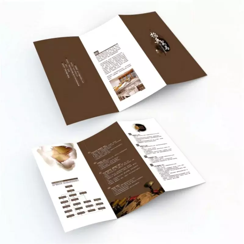 Producto personalizado, impresión de folleto, soporte para folleto, servicio de mensajería A5, diseño de etiquetas colgantes digitales