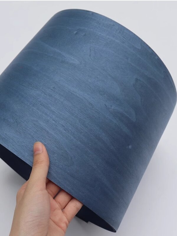صفائح قشرة خشب القيقب الأزرق ، مصبوغة صلبة نقية ، غريبة ، L: ، m ، 200x0.5mm