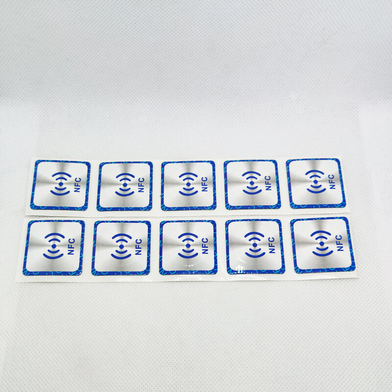 5 قطعة 144 بايت NFC 213 العلامة مكافحة المعادن 30 مللي متر ملصق متوافق مع جميع الهواتف والأجهزة NFC